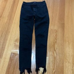 Womens high rise skinny jeans